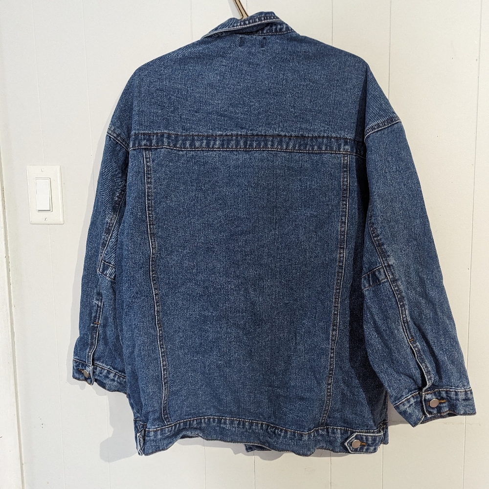 Oversized Boxy Jean Jacket - Picture 2 of 3